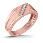 Angelica Diamond Mens Ring