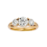 Nadia Diamond Three Stone Ring