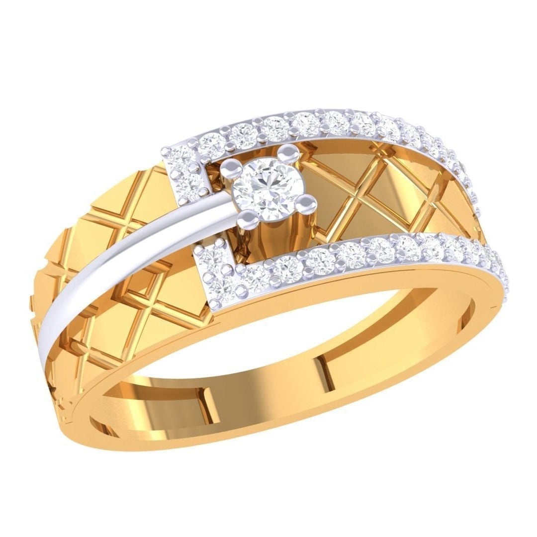 Vivienne Diamond Mens Ring