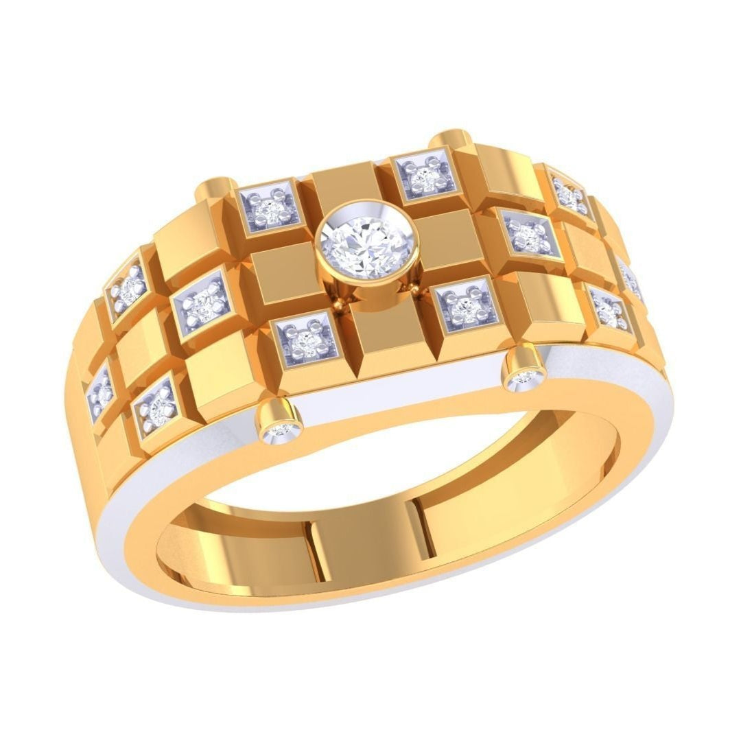 Kaylee Diamond Mens Ring
