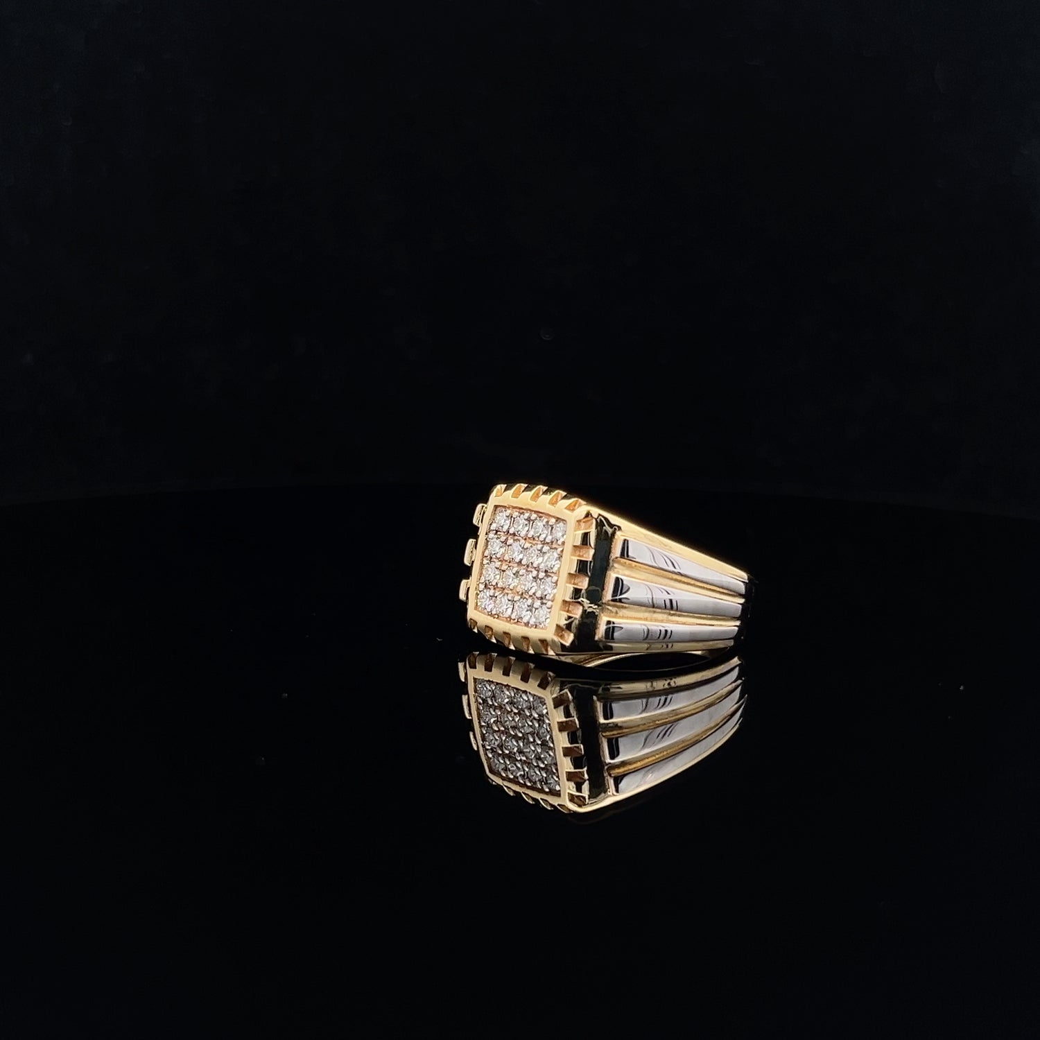 Beatrice Diamond Mens Ring