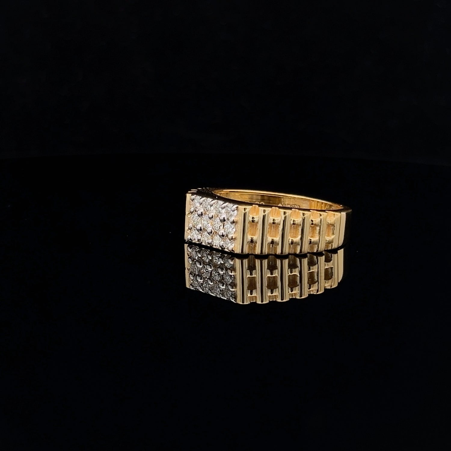 Aurelia Diamond Mens Ring
