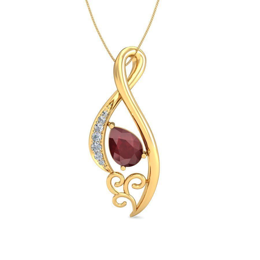 Alora Solitaire  Pendant
