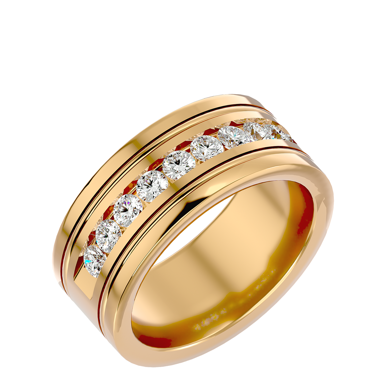 Frederica Mens Studded Ring