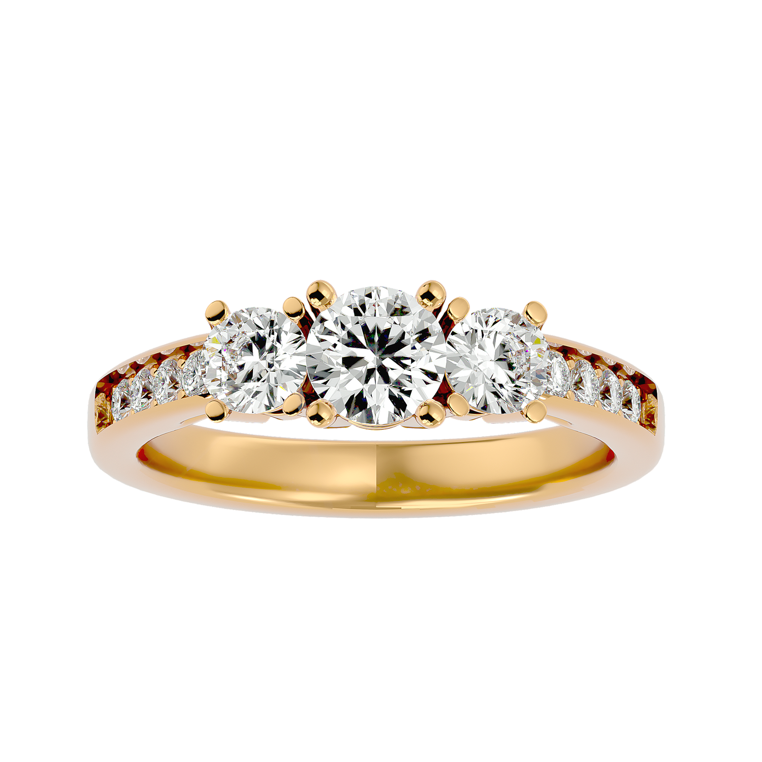 Alison Diamond Three Stone Ring