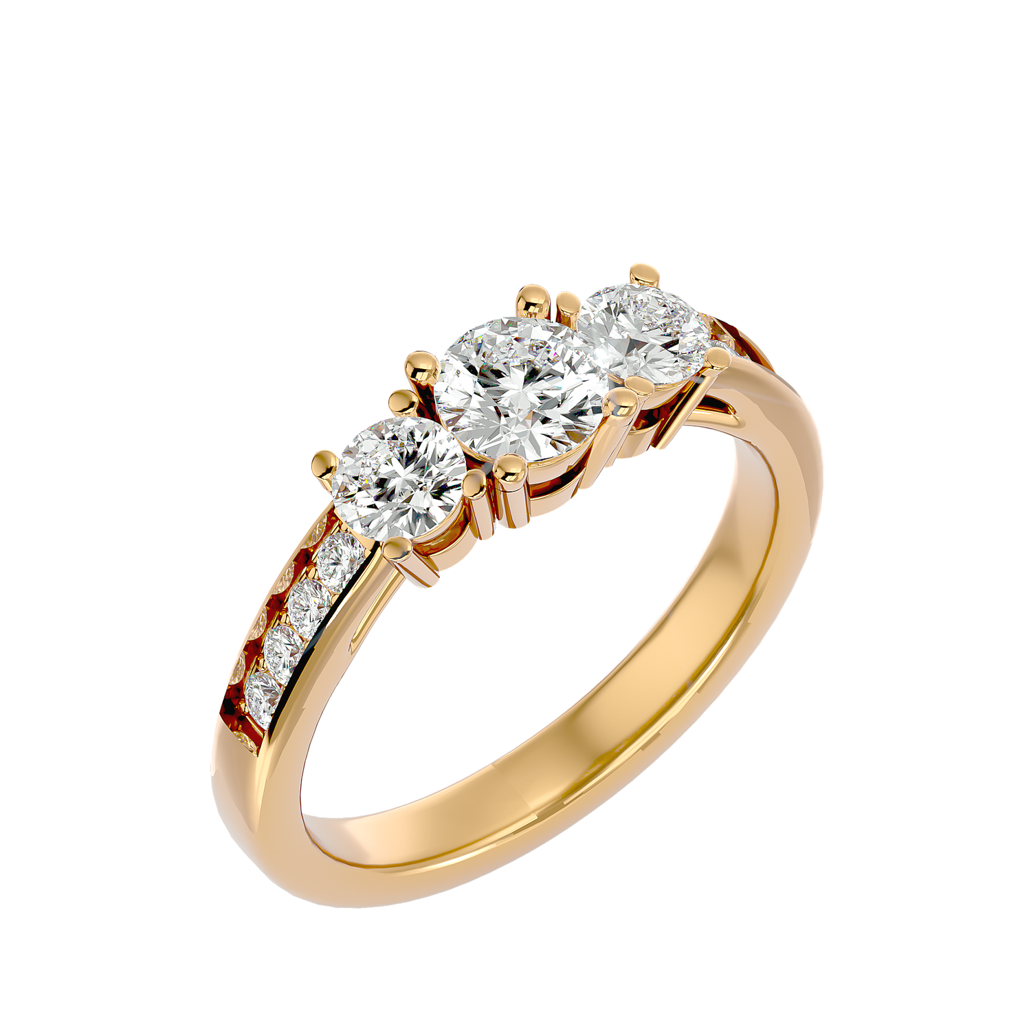 Alison Diamond Three Stone Ring