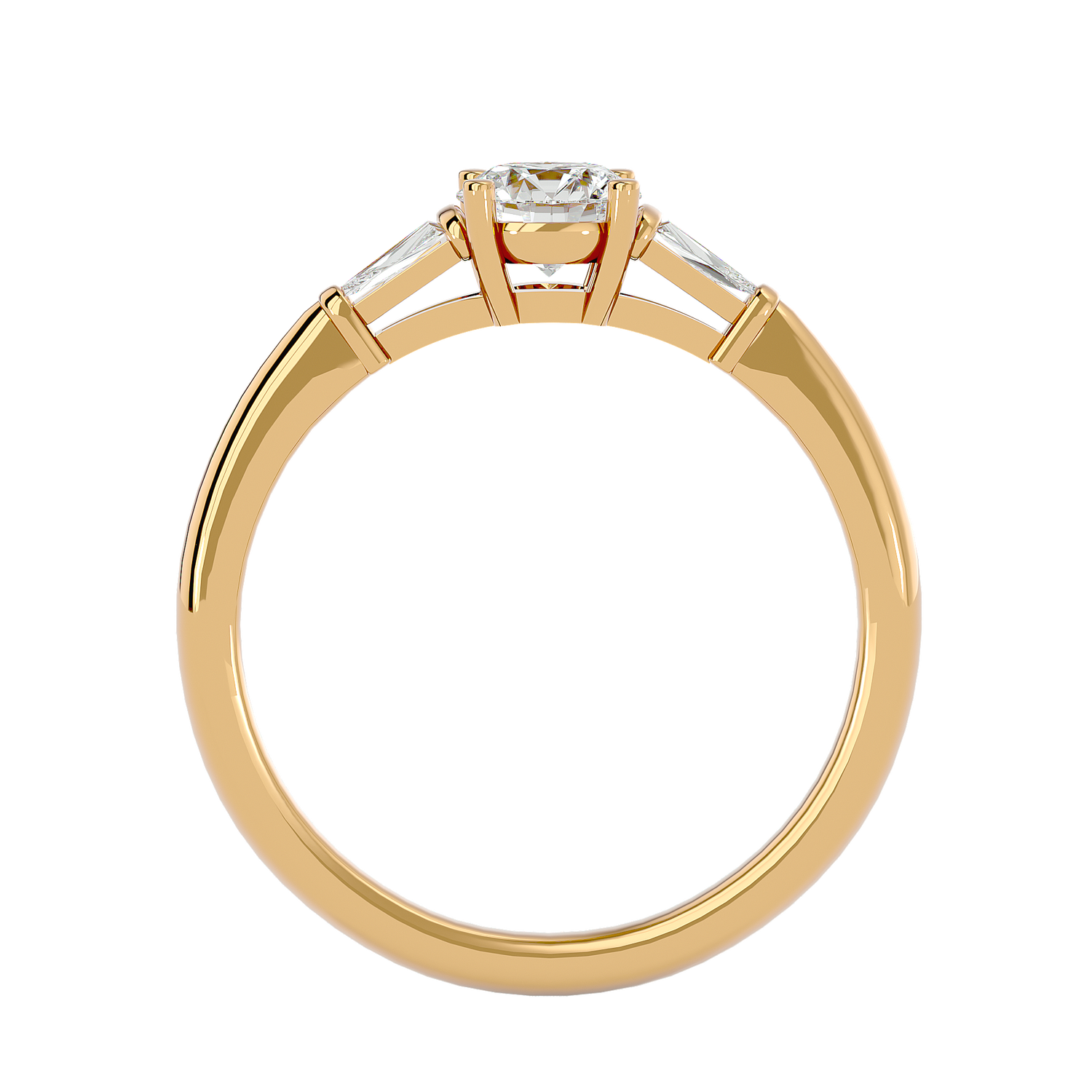 Kaitlyn Diamond Three Stone Ring