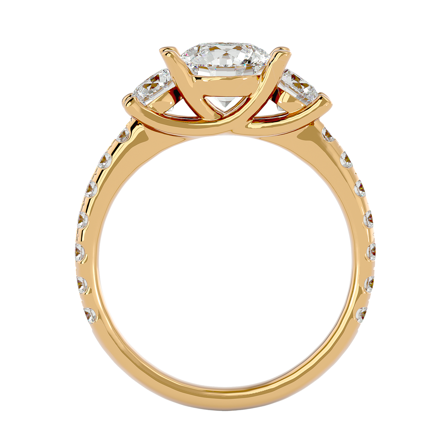 Dylan Diamond Three Stone Ring