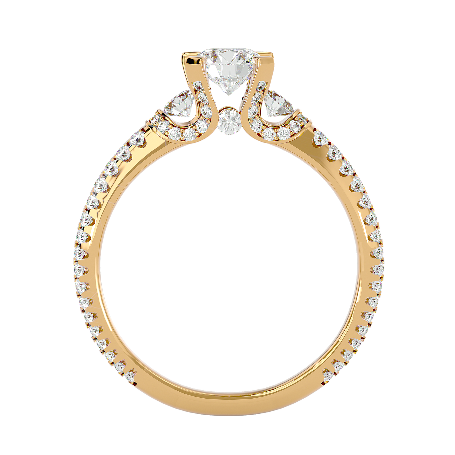 Kailani Diamond Three Stone Ring