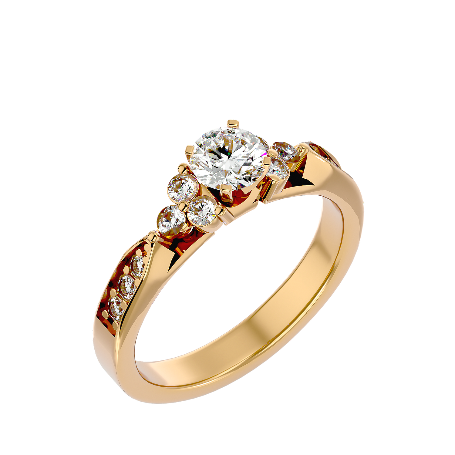 Barbara Solitaire  Ring