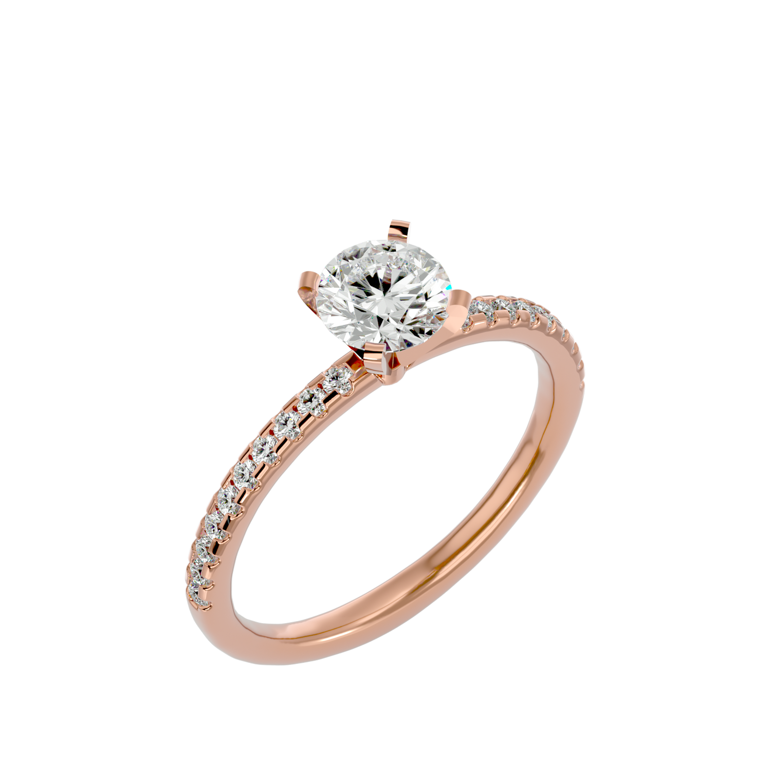 Phoebe Diamond Solitaire Ring