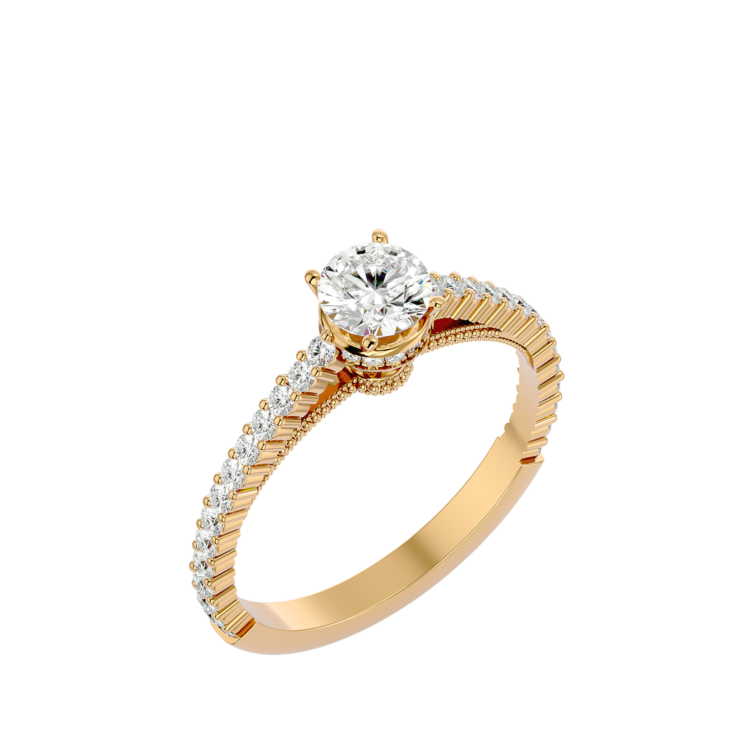 Amira Diamond Solitaire Ring