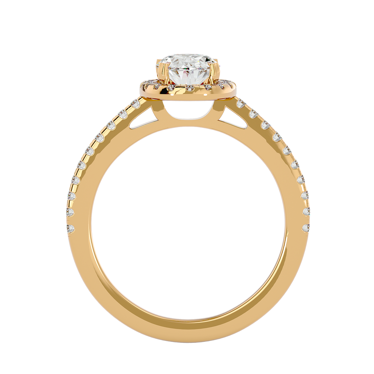 Liliana Diamond Halo Ring