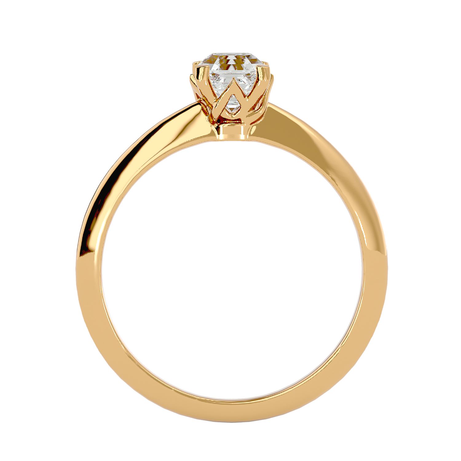 Evelynn Diamond Solitaire Ring