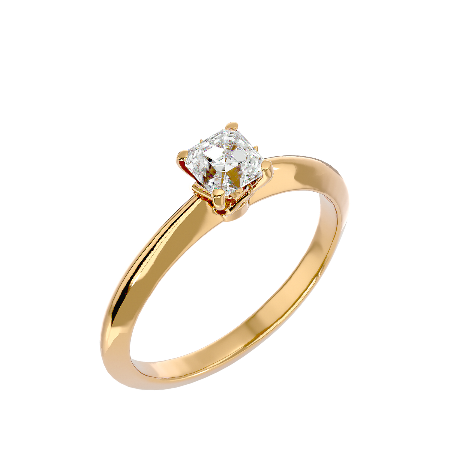 Evelynn Diamond Solitaire Ring