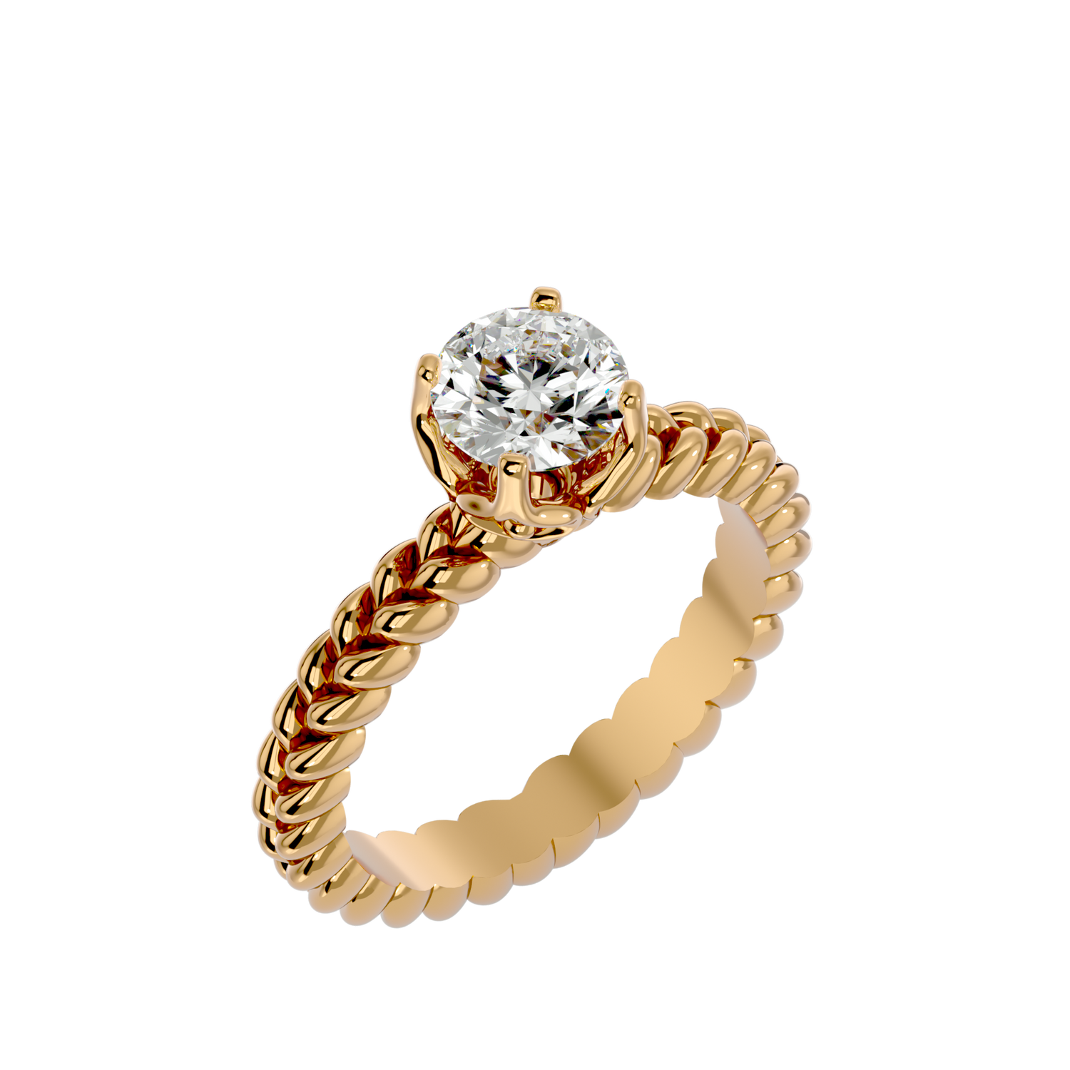 Leia Diamond Solitaire Ring
