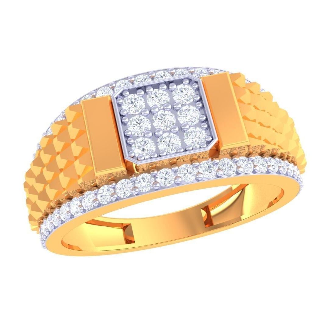 Caterina Diamond Mens Ring
