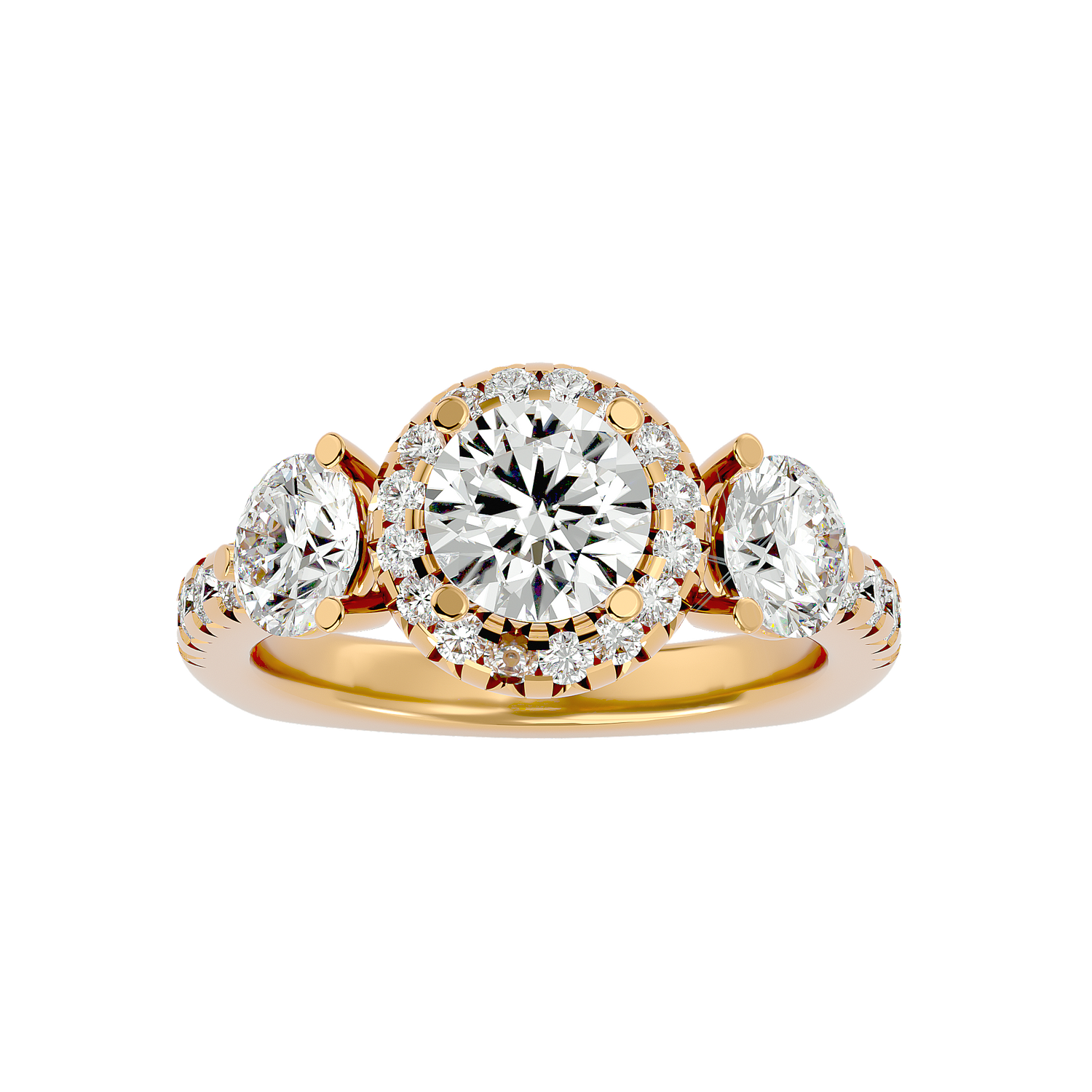 Ainsley Diamond Three Stone Ring