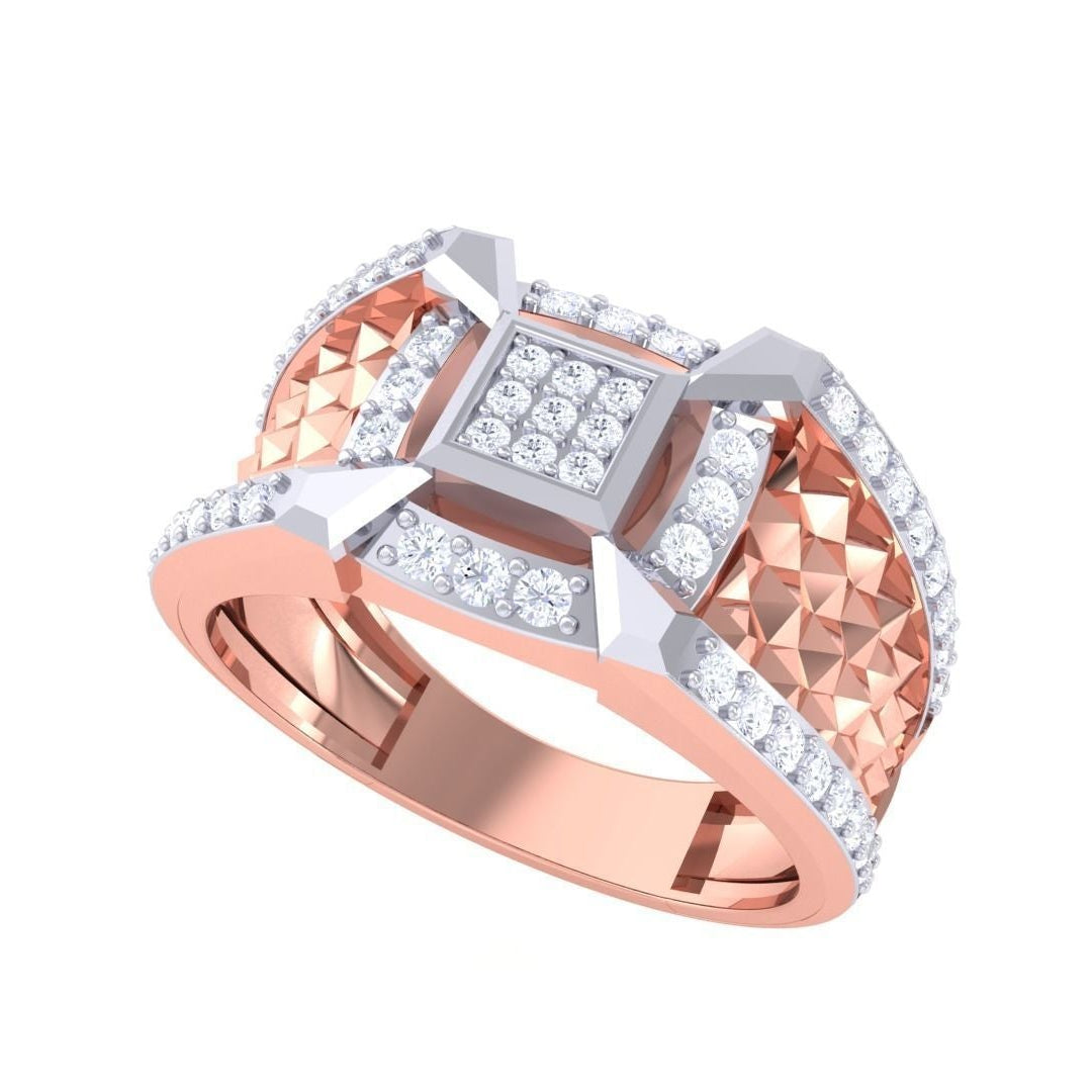 Camilla Diamond Mens Ring