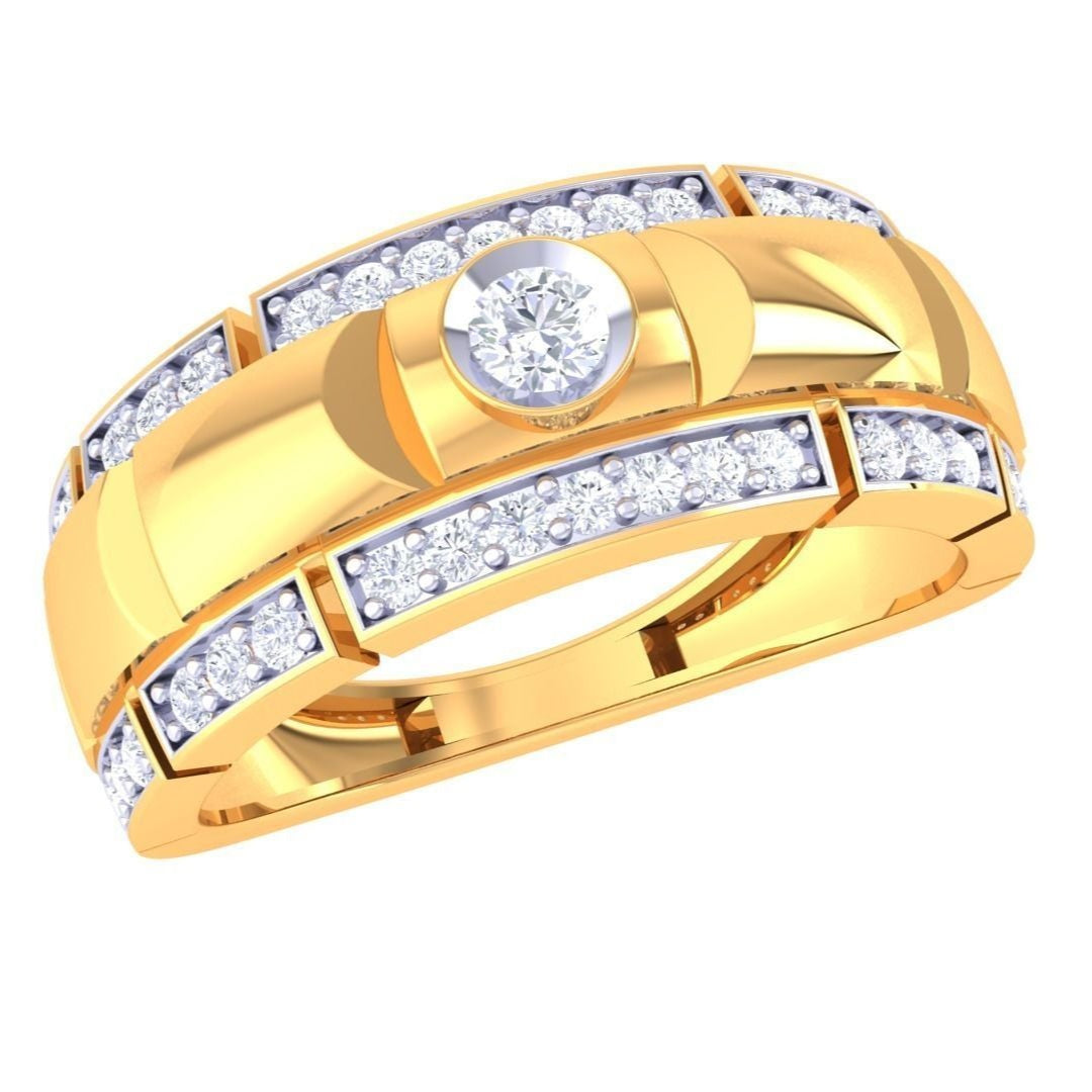 Candida Diamond Mens Ring